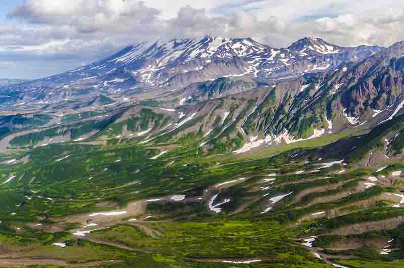 45 - Rusia - Kamchatka - imagenes aereas
